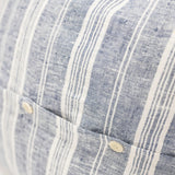 Indigo Blue Mulitstripe Pillow
