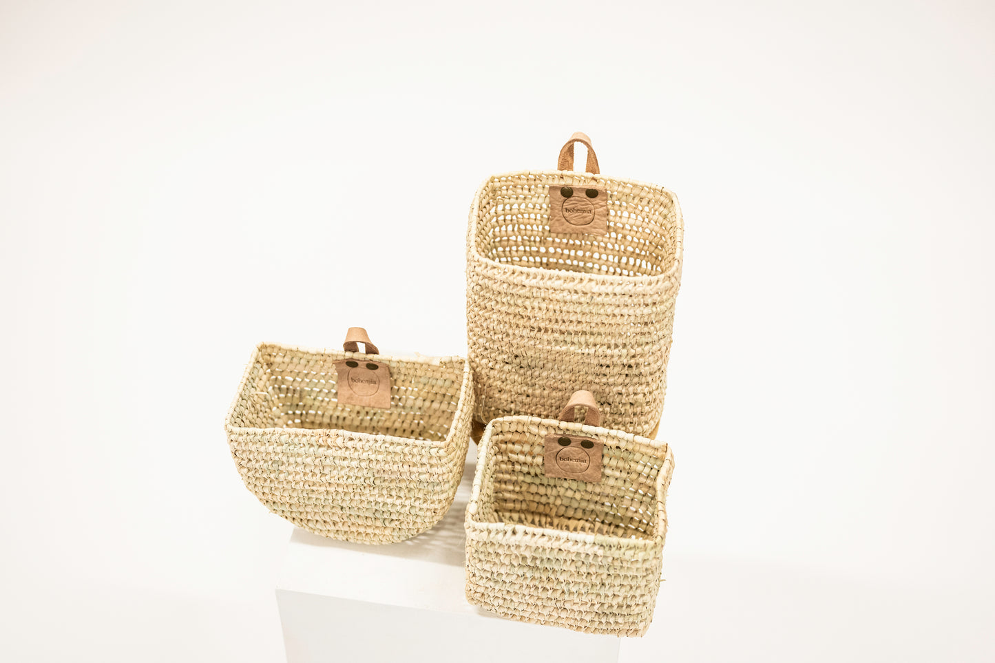 Palm Leaf Wall Basket