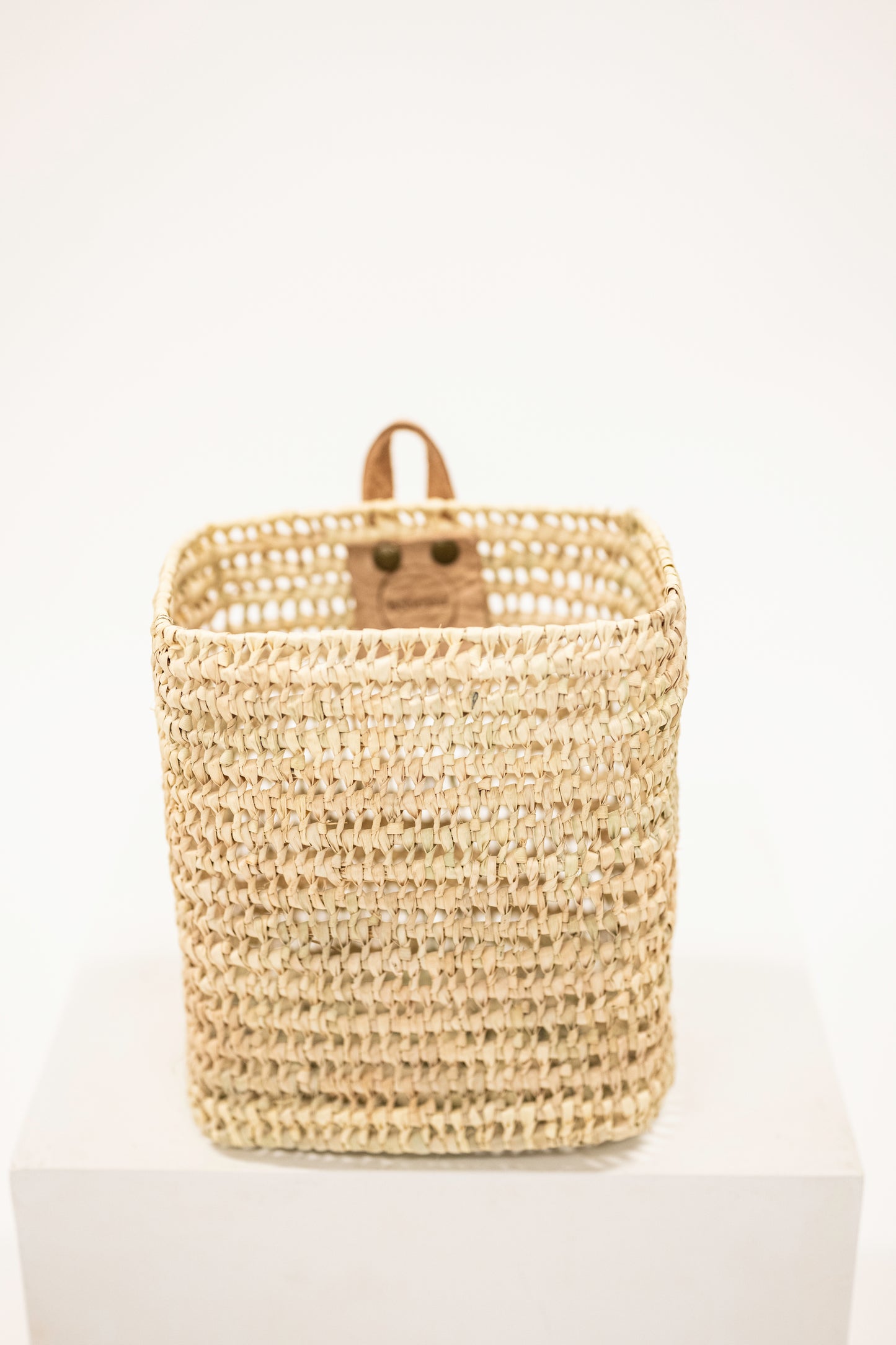 Palm Leaf Wall Basket