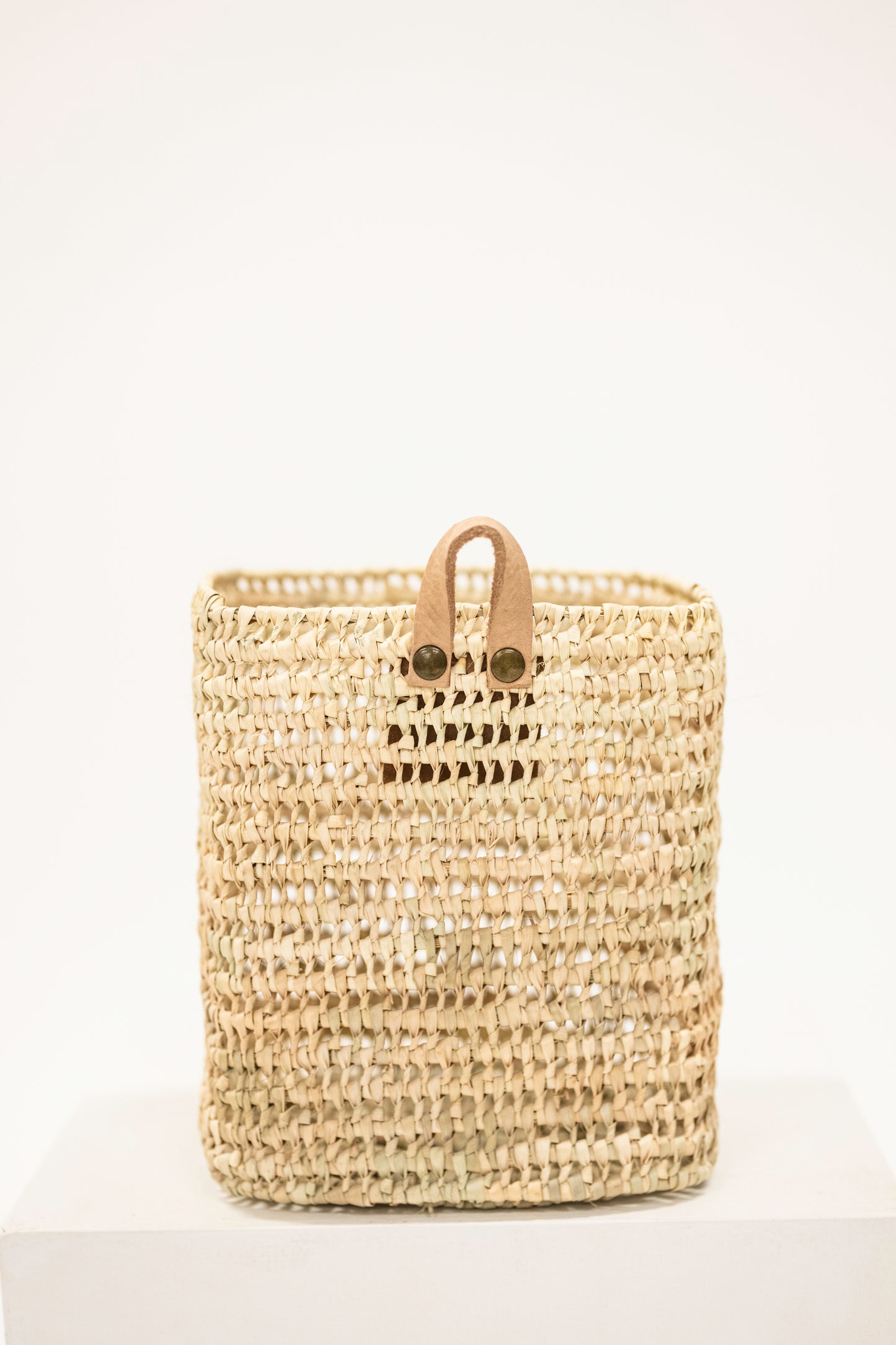 Palm Leaf Wall Basket