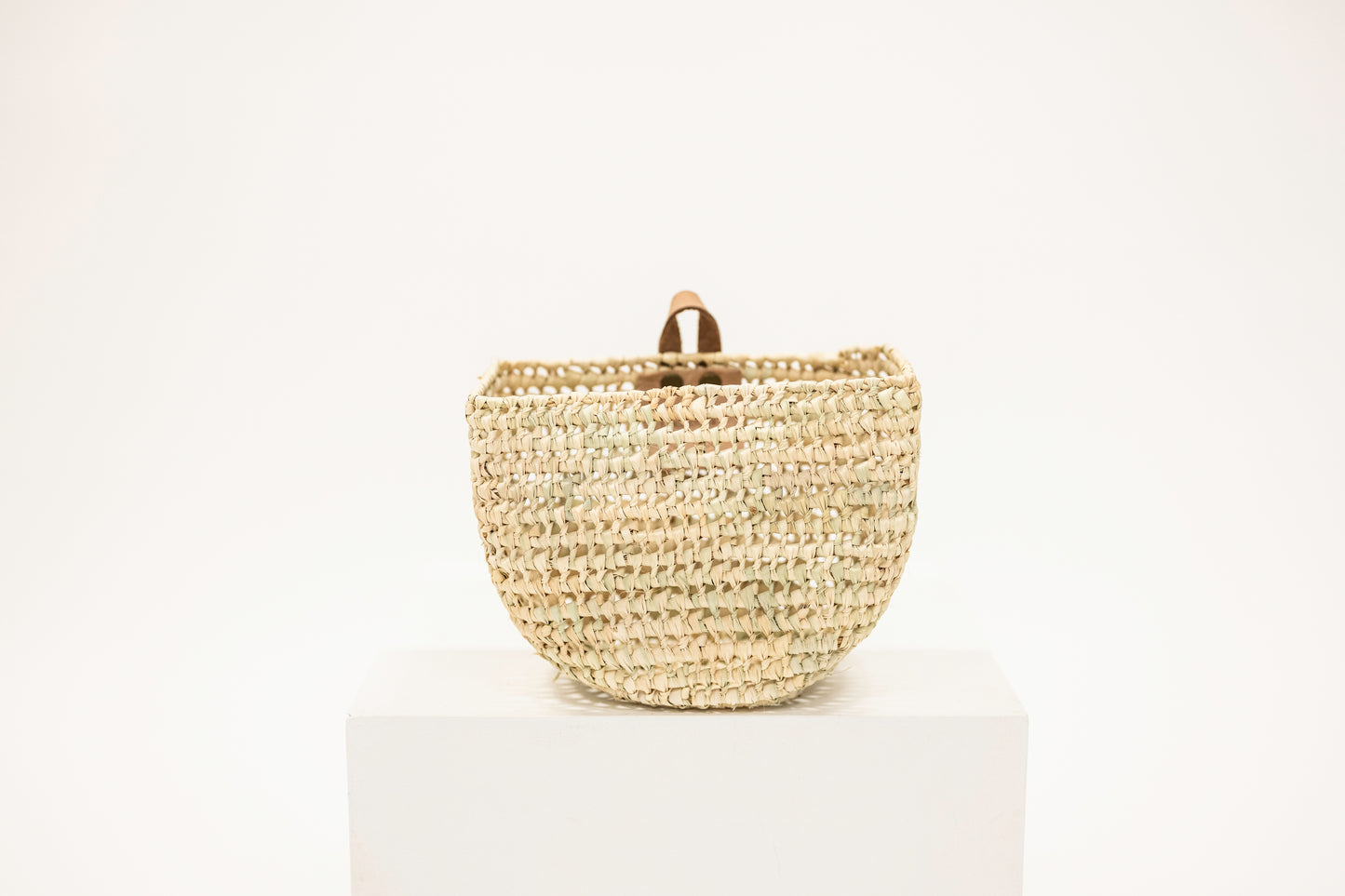 Palm Leaf Wall Basket