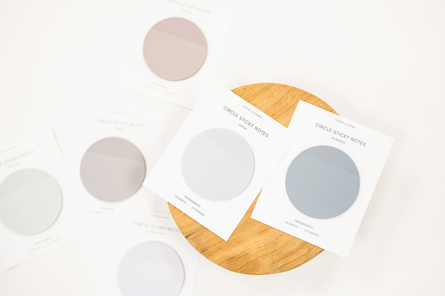 Transparent Circle Sticky Notes