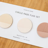 Circle Page Flag Set