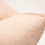 Pink Crushed Linen Pillow