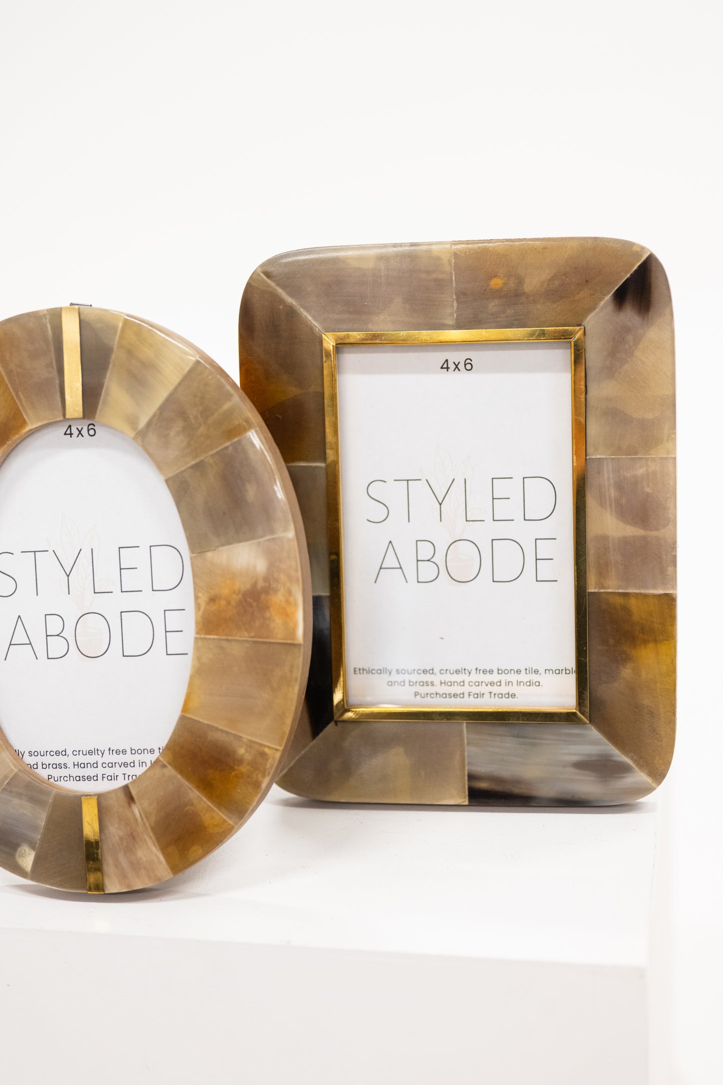 Rounded Horn Picture Frame 4x6
