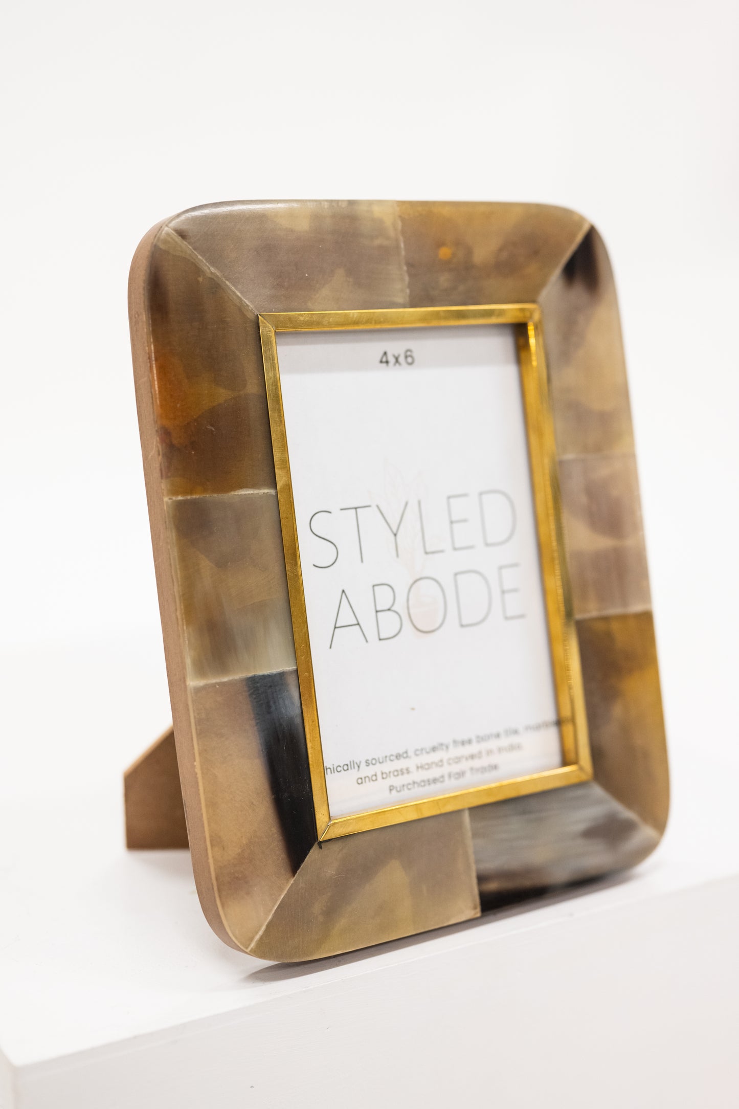 Rounded Horn Picture Frame 4x6