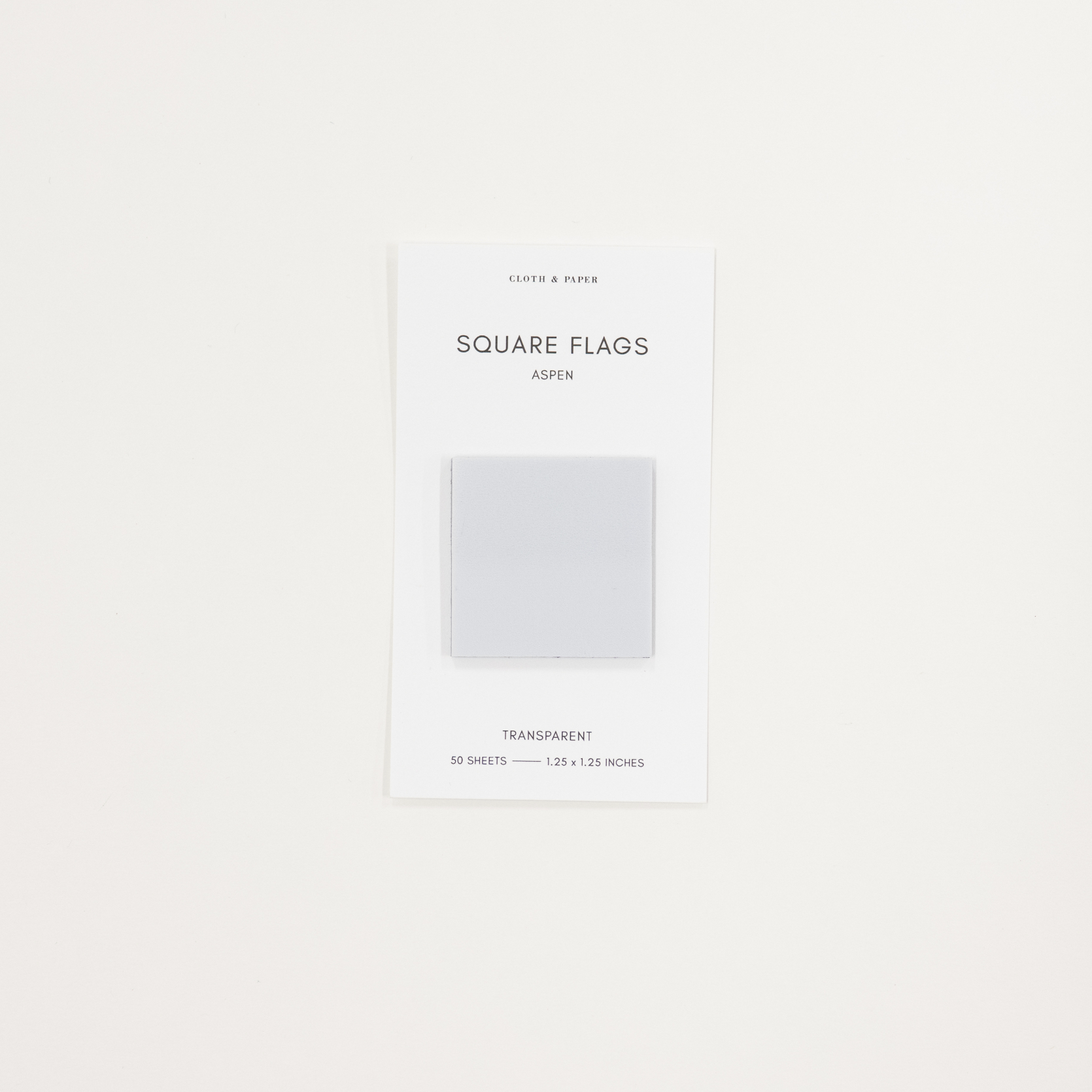 Square Transparent Sticky Notes