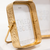 Embossed Gold Picture Frame: Two Sizes