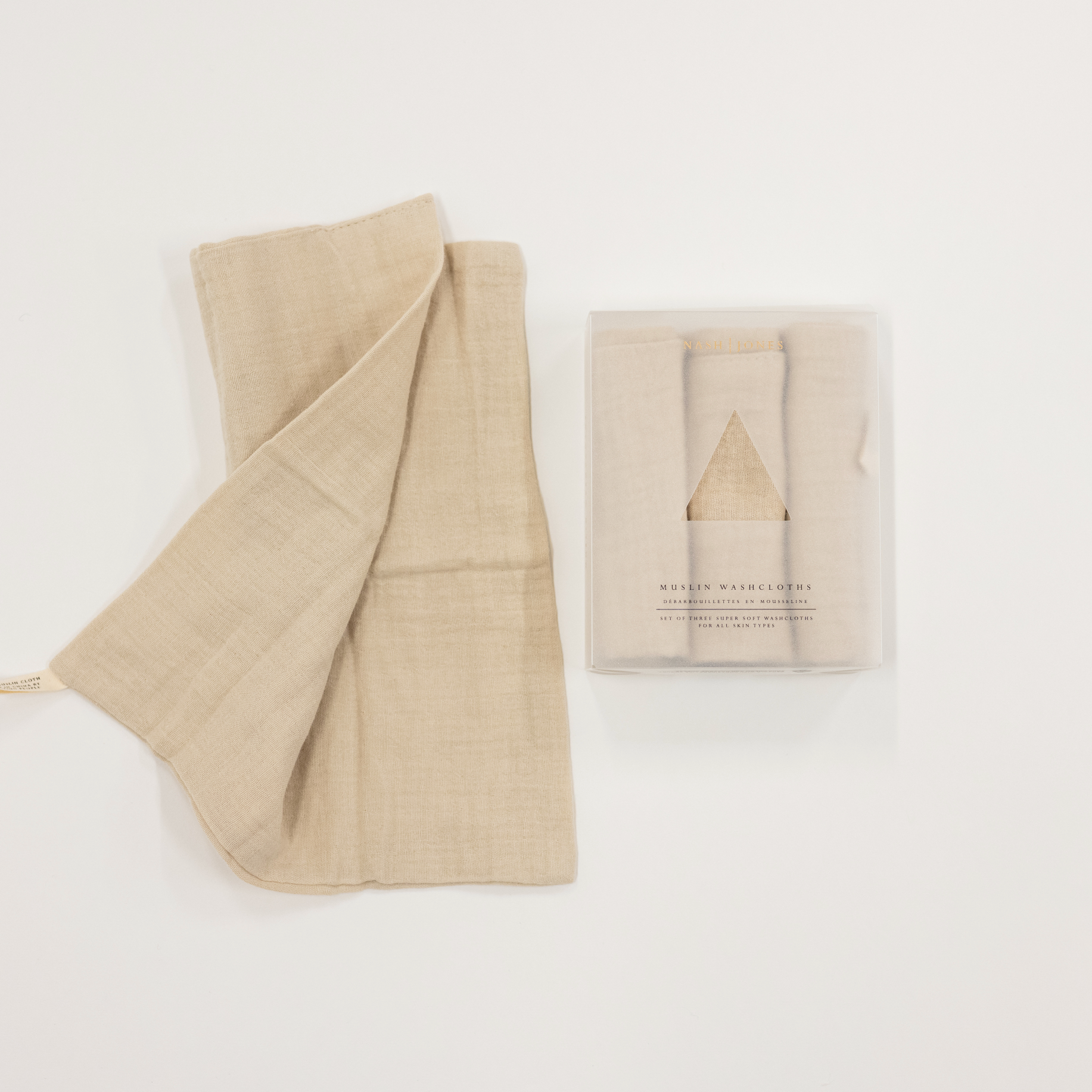 Muslin Washcloth: Set of 3