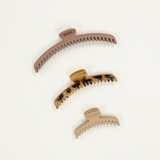 compared three sizes of the kaxi hold everything hair claw