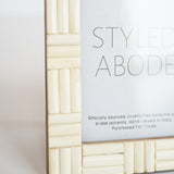 Tiled Cream Frame: 4x6