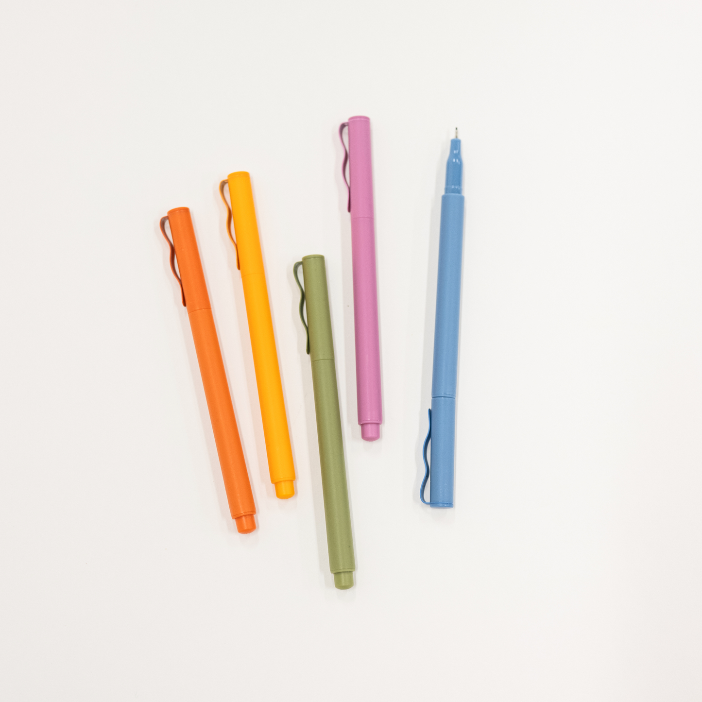 Set of 5 Bright Fineliners for journaling or the office