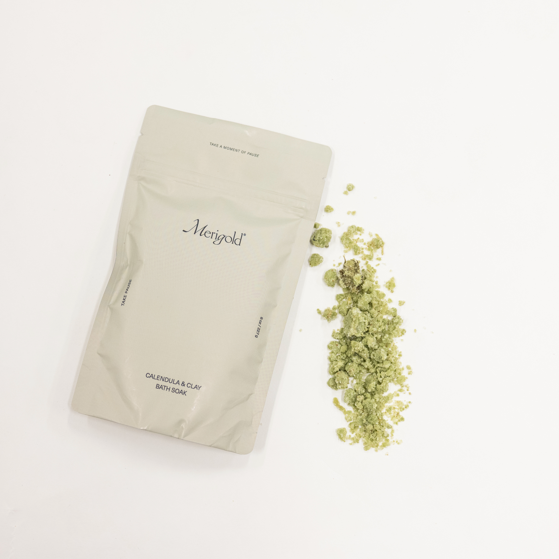 Calendula & Clay Bath Salt Soak herbal relaxing bath salts for soaking