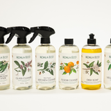Set of Koala Eco cleaning products on a white background