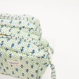 Blue Tulip Check Quilted Makeup Bag