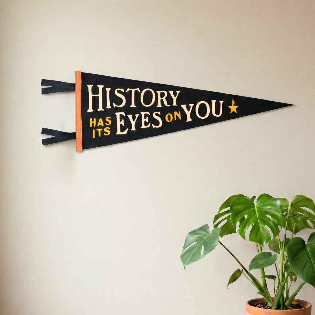 eyes on you pennant styled in home with plant
