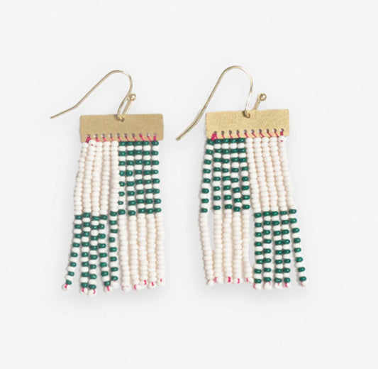 School Spirit Fringe Earrings