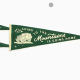 Going To The Mountains: Felt Wall Pennant
