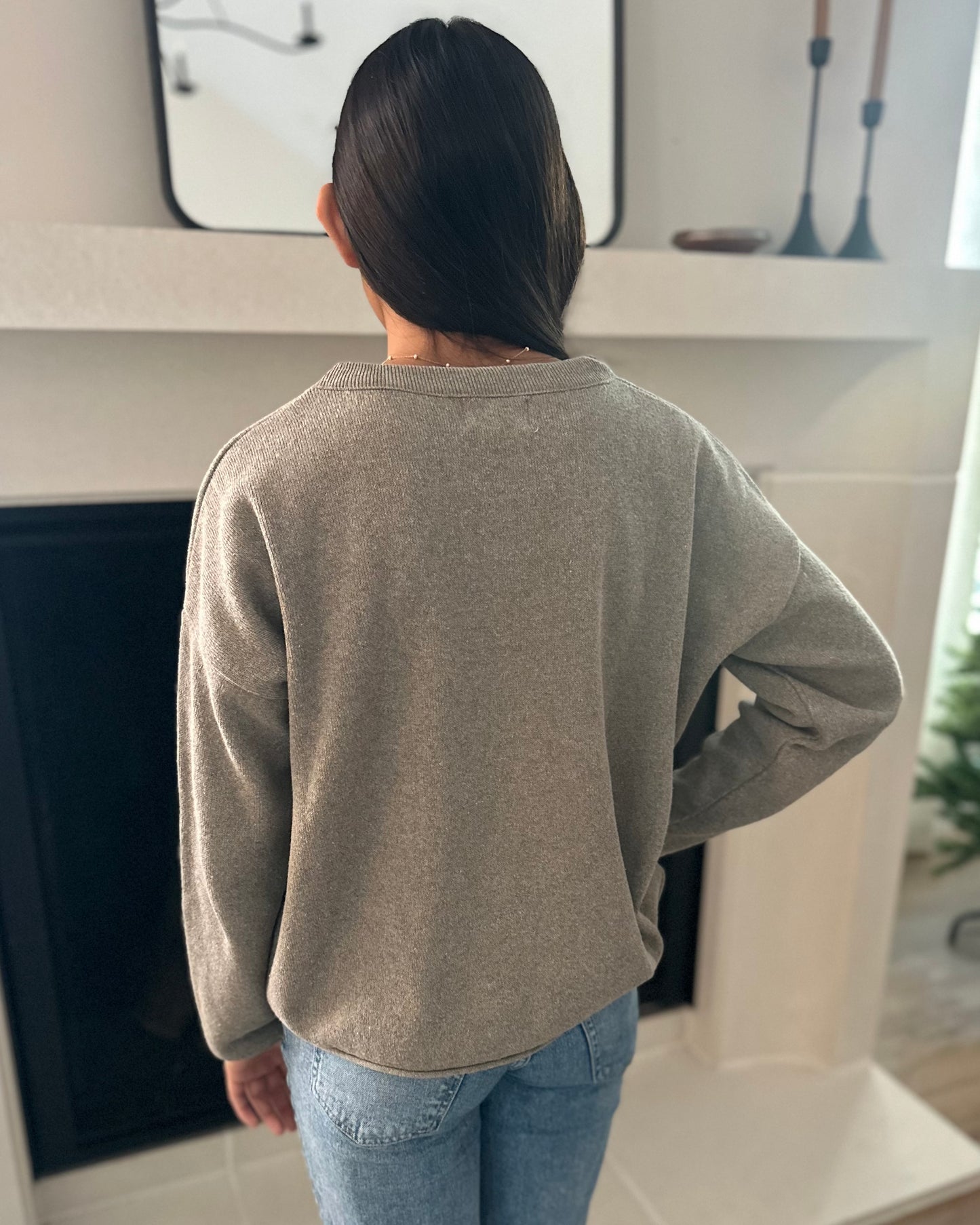 Taupe Elkader Sweater