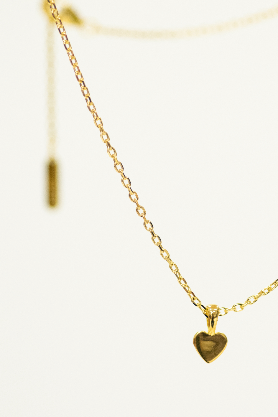 Mini Heart Pendant Necklace with mini pendant