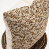 Mustard Mini Floral Print Pillow - 20x20