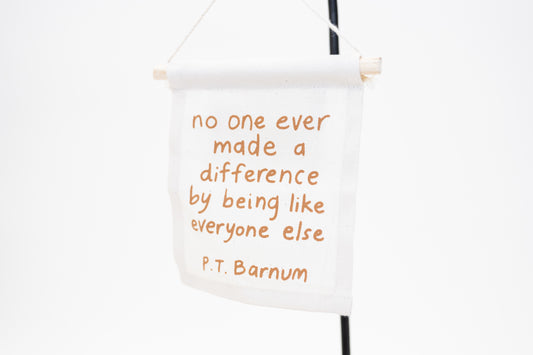 PT Barnum - Canvas Wall Sign