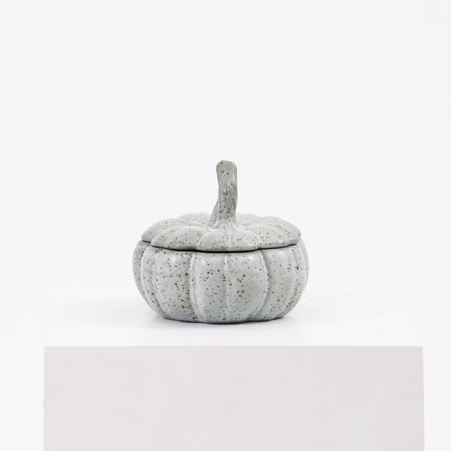 Ceramic Pumpkin Canister