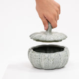 Ceramic Pumpkin Canister