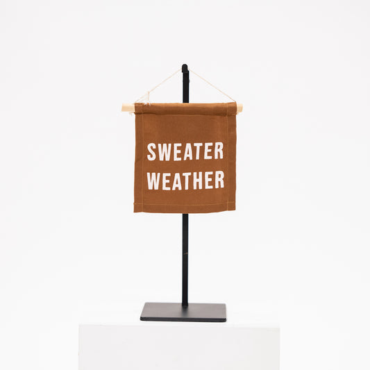 Sweater Weather Canvas Sign