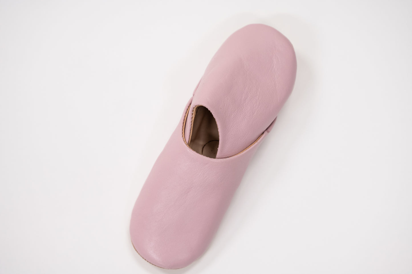 Moroccan Babouche Slippers, Pink