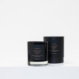Fall Candle - Black Glass Tumbler