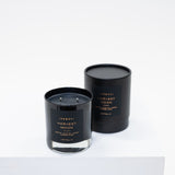 Fall Candle - Black Glass Tumbler
