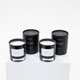 Fall Candle - Black Glass Tumbler