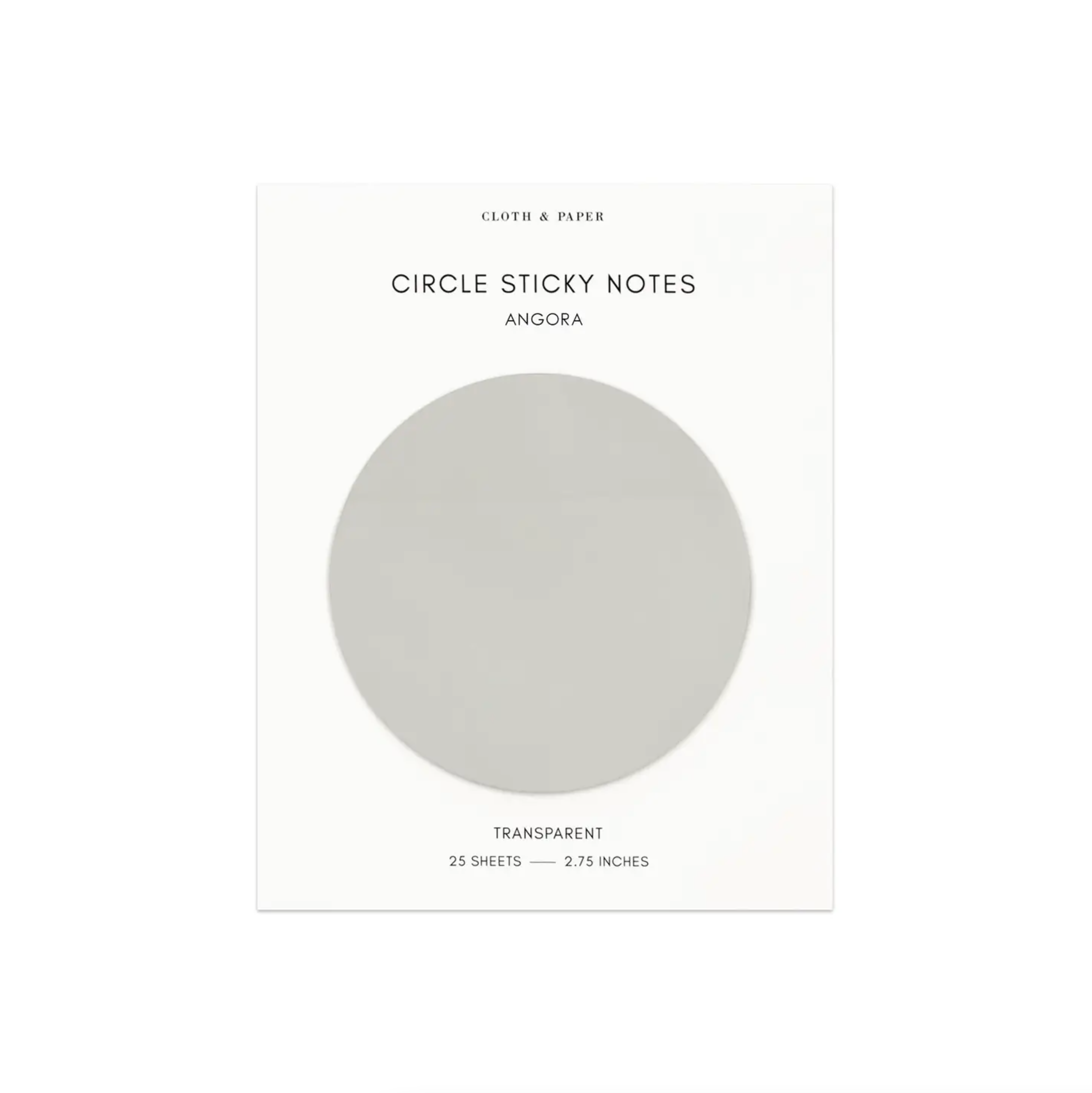 Transparent Circle Sticky Notes