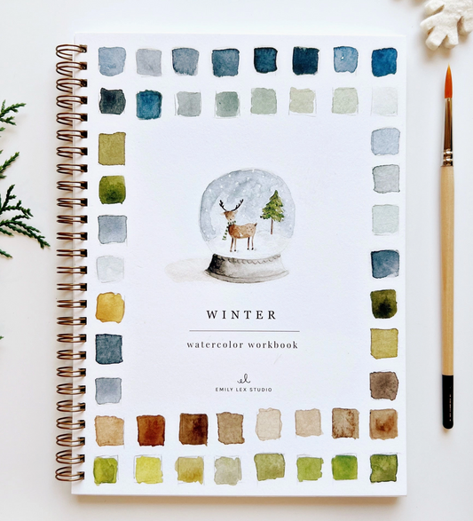 Holiday Watercolor Workbook