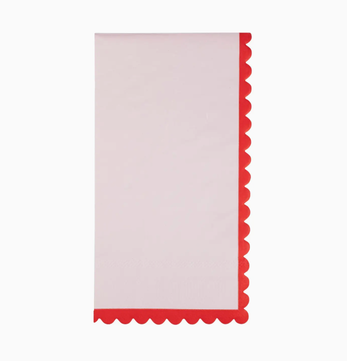 Pink Scallop Napkin