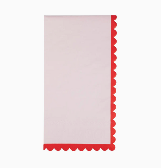 Pink Scallop Napkin