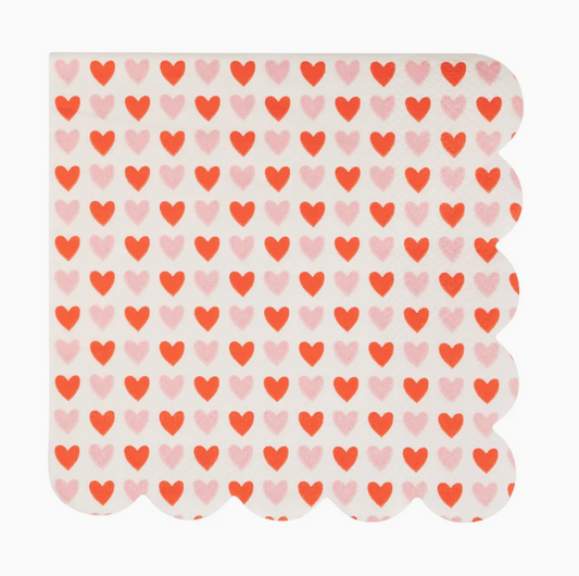 Heart Scallop Napkin