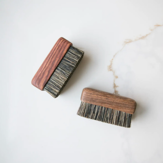 Dark Wood Mini Dusting Brush