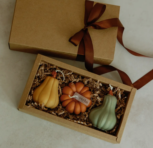 Pumpkin Candle Trio