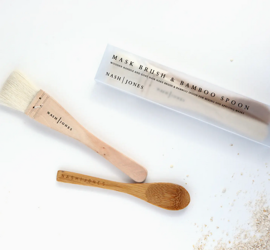 Face Mask Spoon & Brush Set