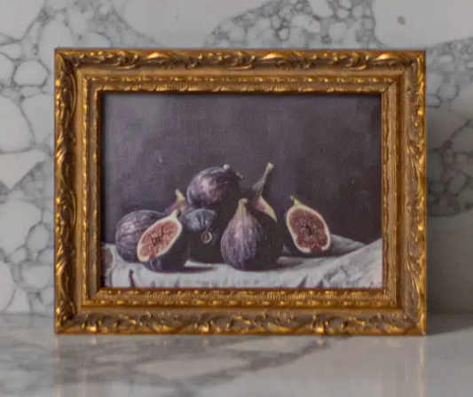 Vintage Fig Framed Art: 8x10