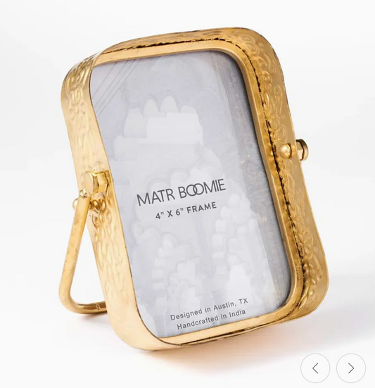 Embossed Gold Picture Frame 4x6