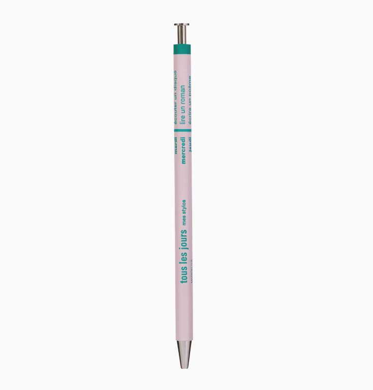 Fine Ballpoint Pen - Colorful Wooden Case