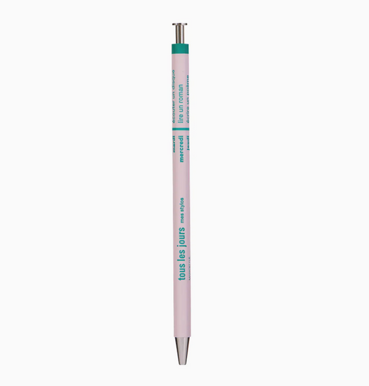 Fine Ballpoint Pen - Colorful Wooden Case