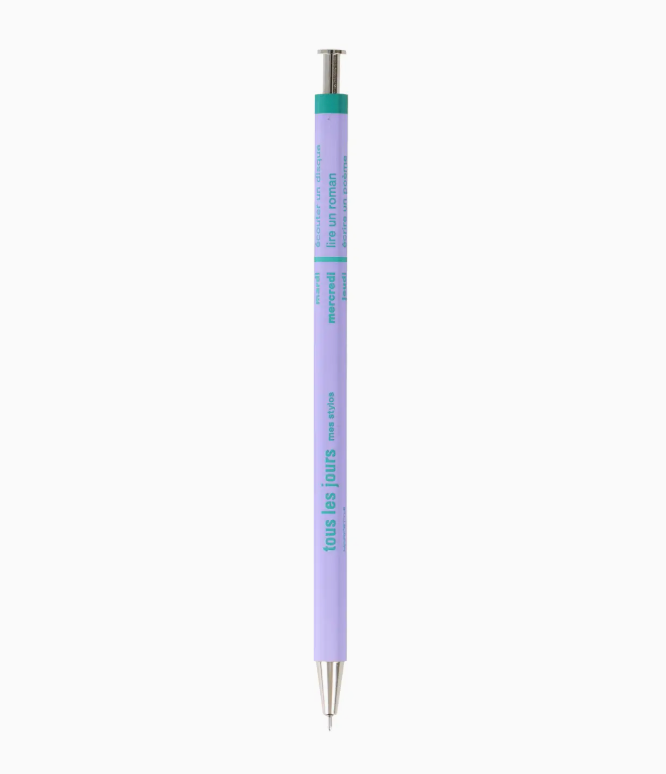 Fine Ballpoint Pen - Colorful Wooden Case