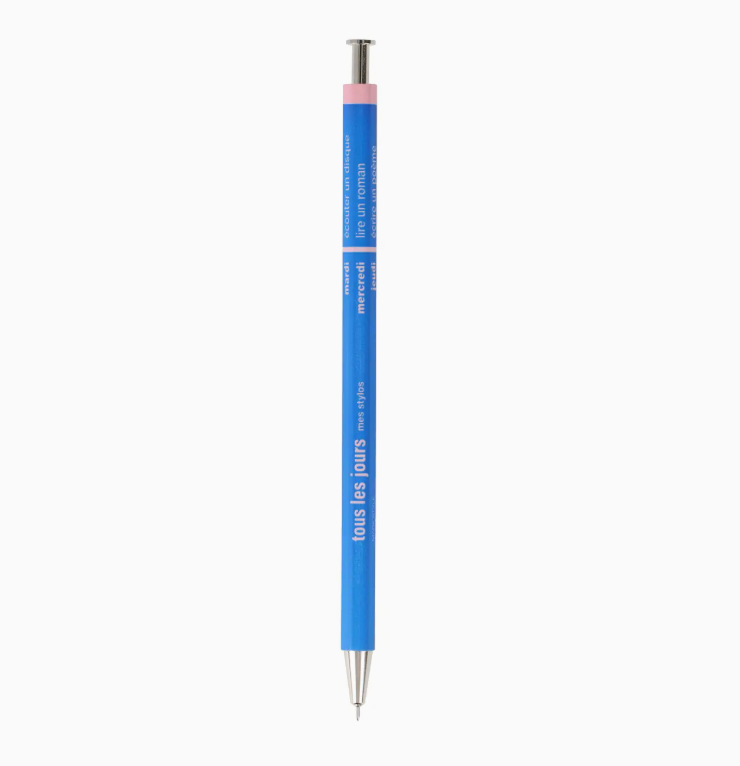 Fine Ballpoint Pen - Colorful Wooden Case