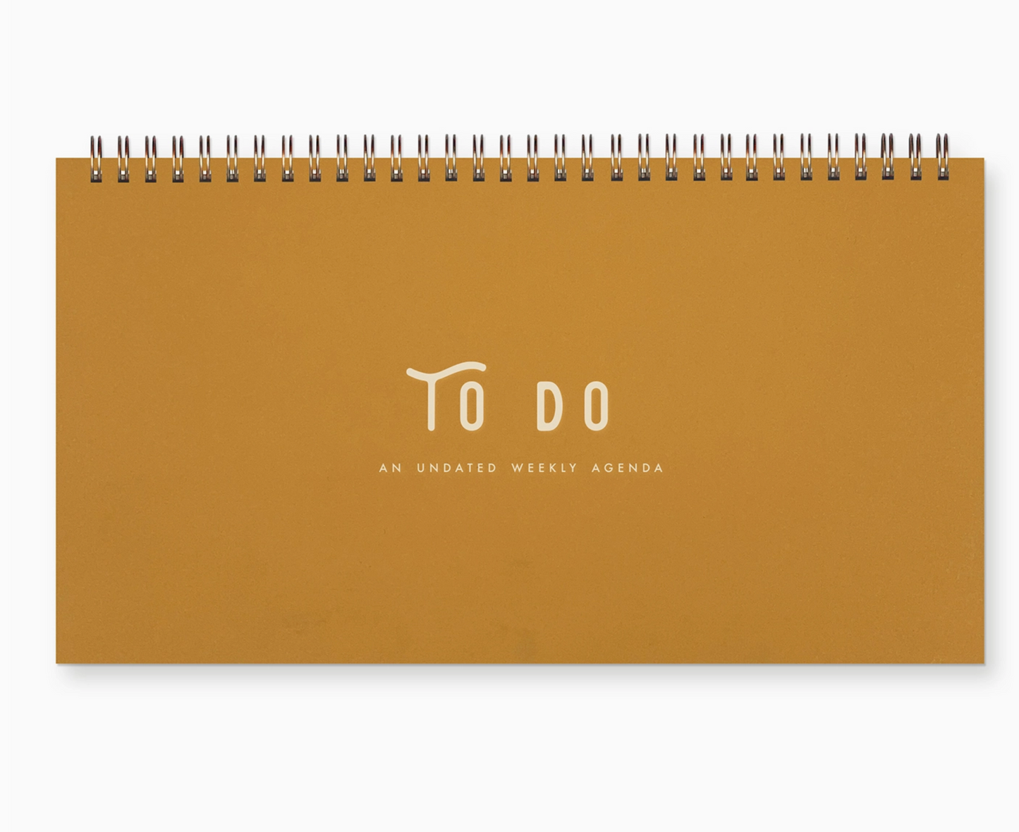Undated Weekly Planner - To Do In Mustard