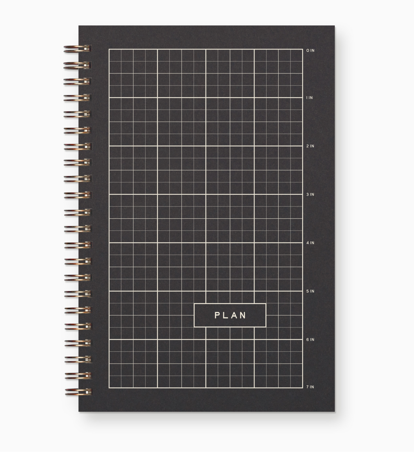 Journal Weekly Planner - Grid in Black