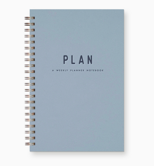 Journal Weekly Planner - Simple In Sky Blue